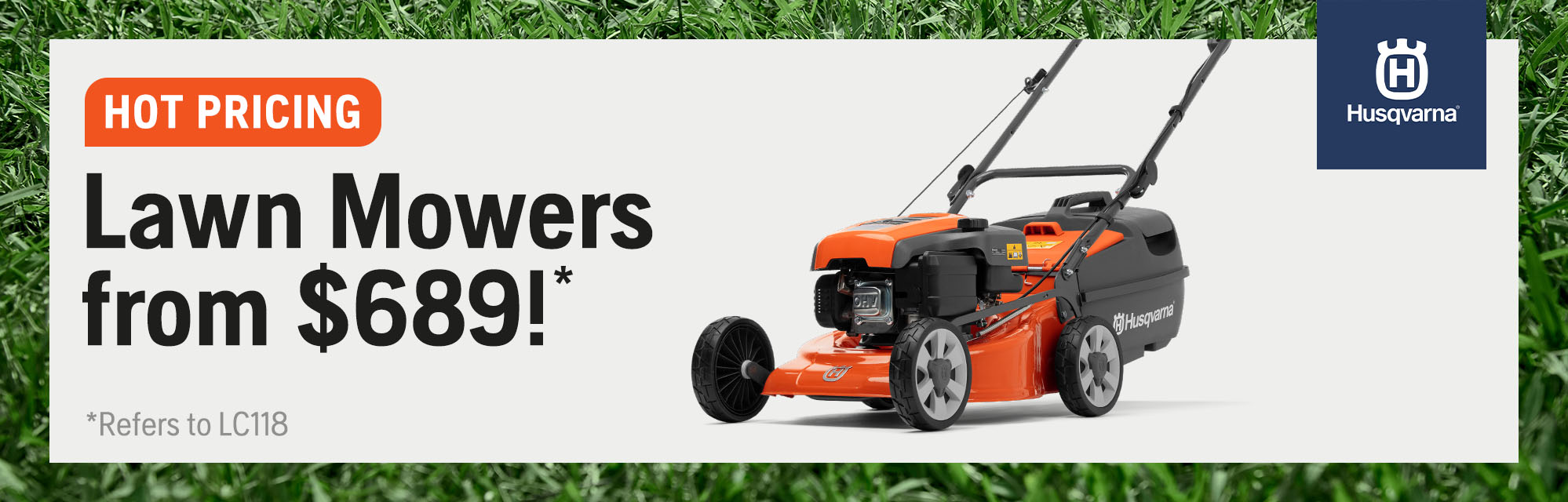 Lawn Mowers from $689